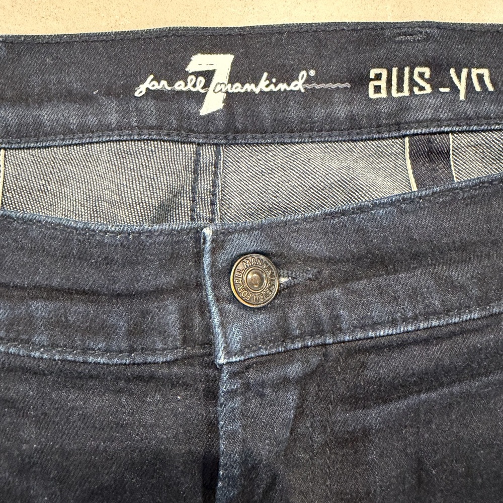7 For All Mankind Dark Denim Jeans